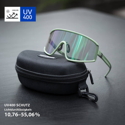 Selbsttönende Sonnenbrille Ultraleicht UV400 Schutz Grün - Fahrradbrille ROCKBROS - EU - NooMii