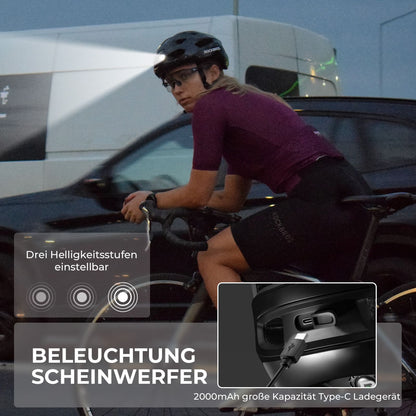 Smart Fahrradhelm mit Licht - Fahrradhelme ROCKBROS - EU - NooMii