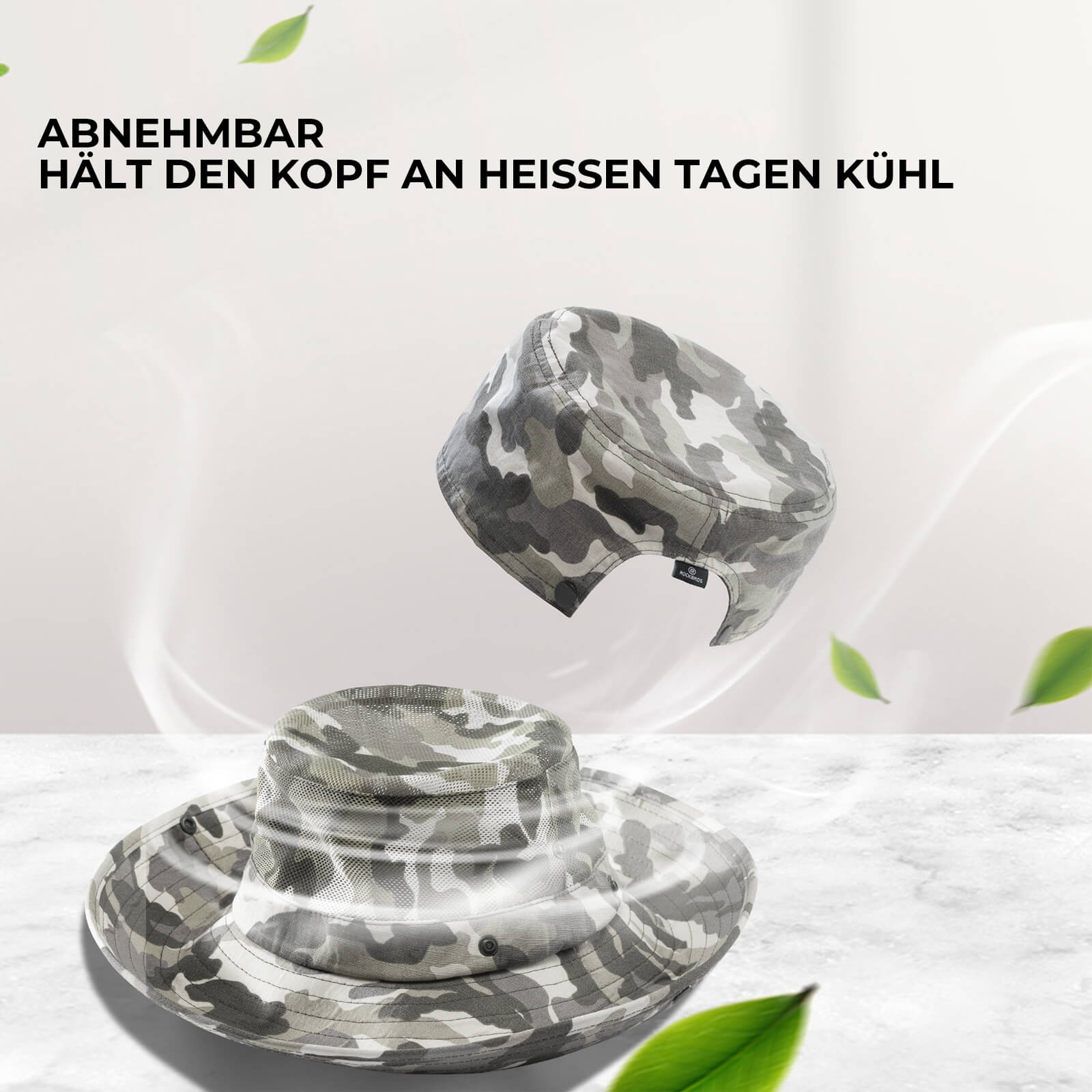 Sonnenhut Outdoor Wanderhut Fischerhut UV - Schutz - Fahrrad Mütze ROCKBROS - EU - NooMii