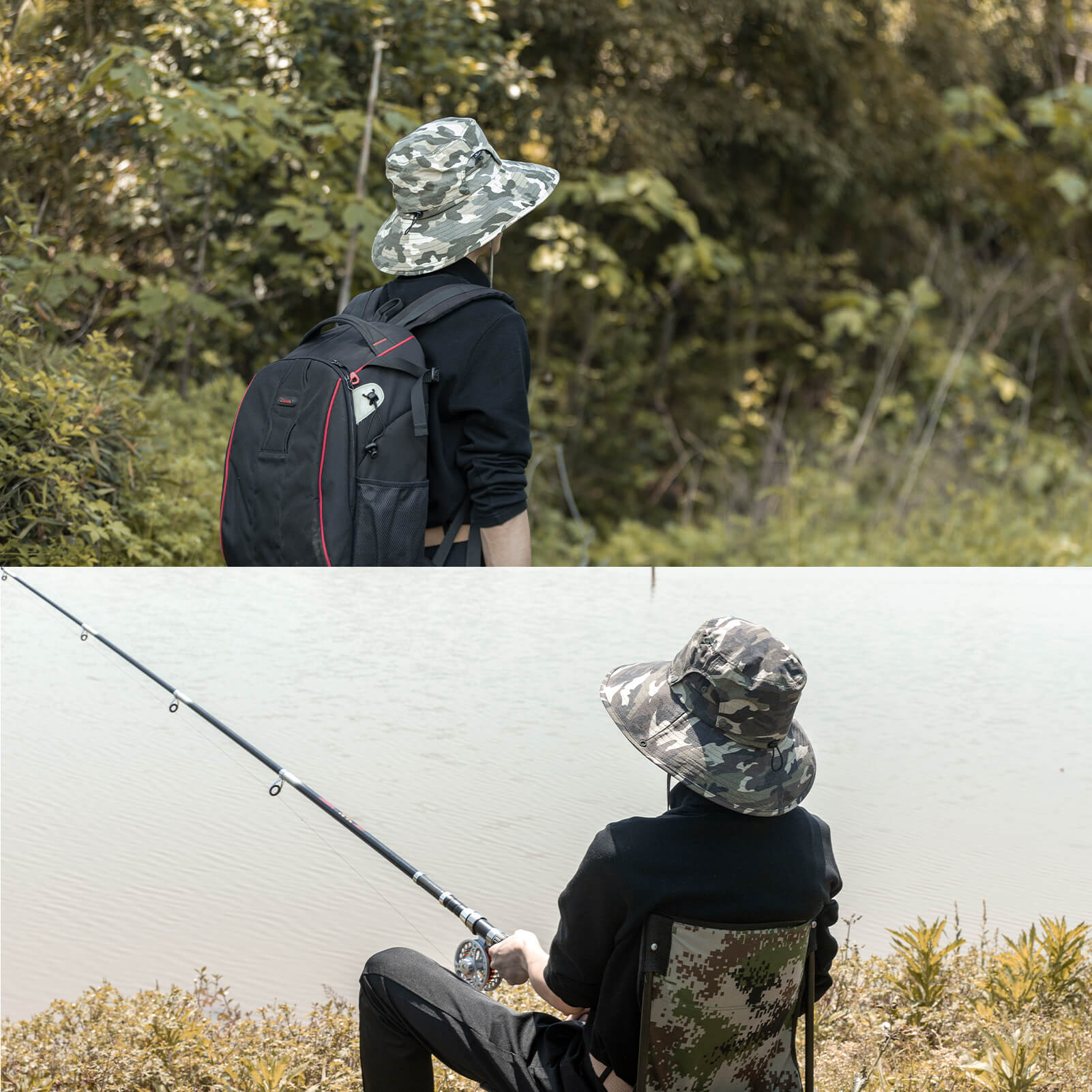 Sonnenhut Outdoor Wanderhut Fischerhut UV - Schutz - Fahrrad Mütze ROCKBROS - EU - NooMii