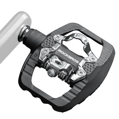 SPD - Klickpedale & Plattformpedale 2 - in - 1 inkl. Cleats 9/16" - Fahrradpedale ROCKBROS - EU - NooMii