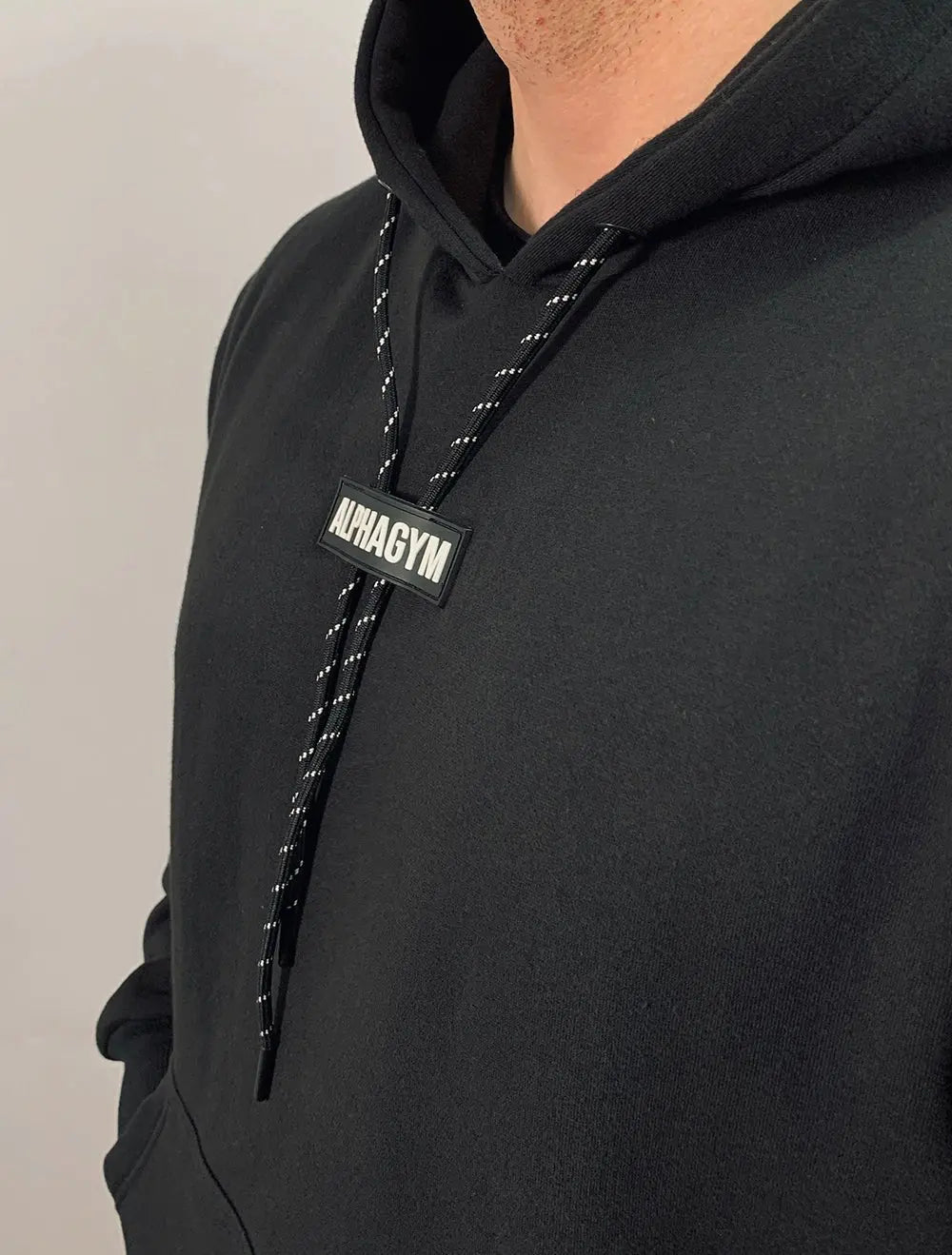 ''STATEMENT'' OVERSIZED HOODIE | BLACK
