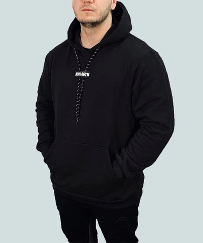 ''STATEMENT'' OVERSIZED HOODIE | BLACK