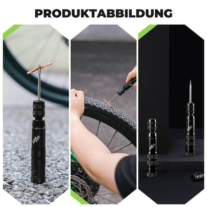 Tubeless Reifenpannenset mit Gummistopfen, Aluminiumgehäus, Griff - Werkzeuge ROCKBROS - EU - NooMii