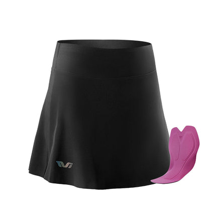 TVI Damen 2 in 1 Fahrradrock Kurze Gepolstert Radlerhose mit Tasche - Fahrradhose ROCKBROS - EU - NooMii