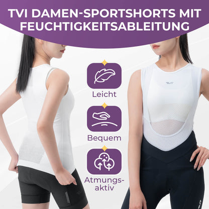 TVI Damen Ärmellos Radtrikot Fahrradweste Sommer - Funktionsshirt ROCKBROS - EU - NooMii