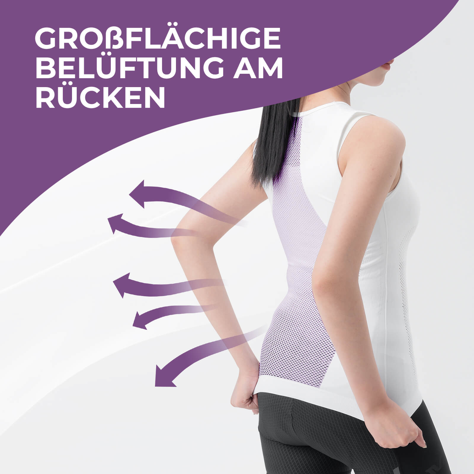 TVI Damen Ärmellos Radtrikot Fahrradweste Sommer - Funktionsshirt ROCKBROS - EU - NooMii