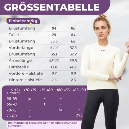 TVI Fahrrad Damen Thermounterwäsche Winter - Fahrradtrikot ROCKBROS - EU - NooMii