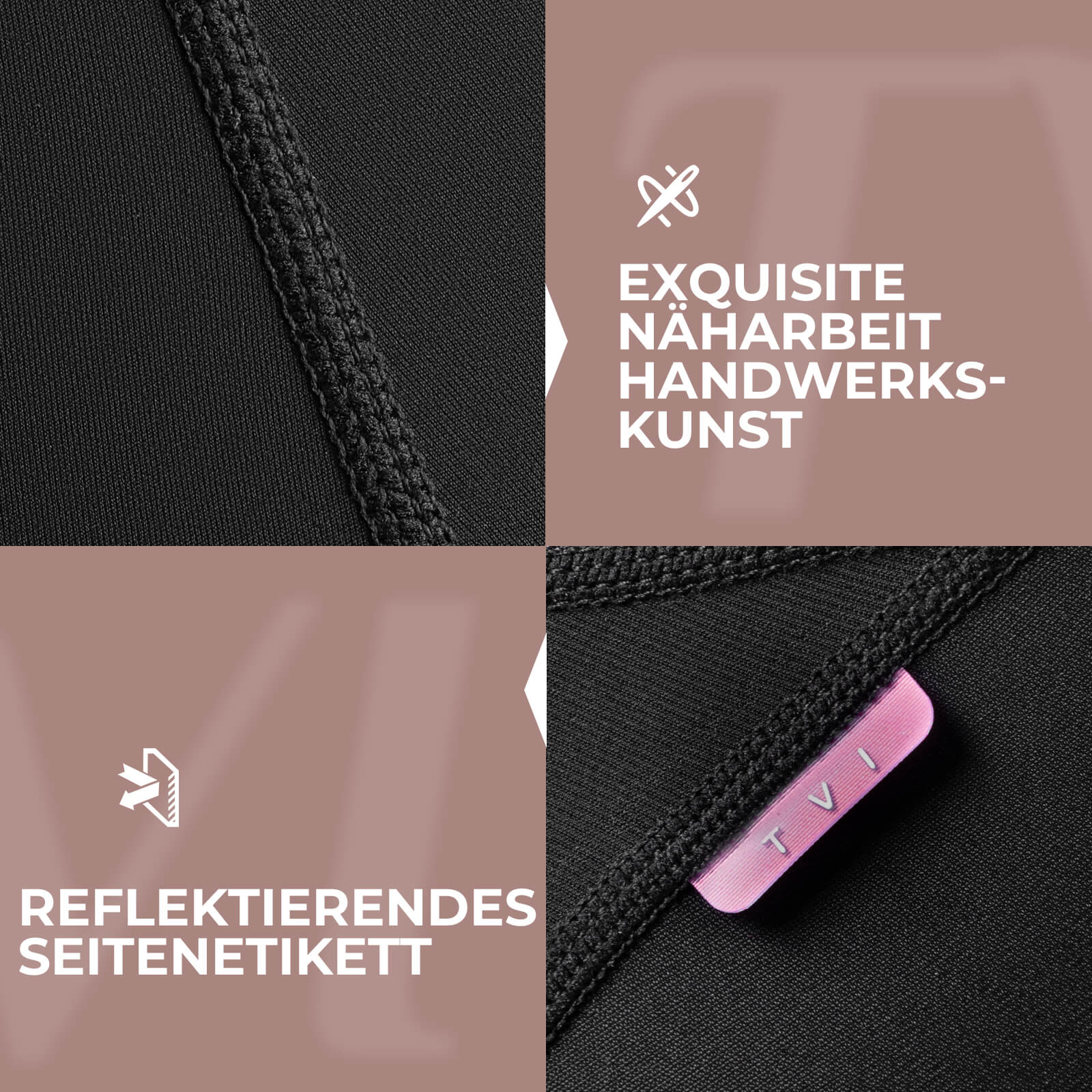 TVI Lange Fahrradhose mit Sitzpolster Atmungsaktiv Warm - Fahrradhose ROCKBROS - EU - NooMii